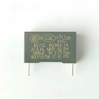 68 nF MKP X2 Kondensator, THT, ±20%, 275 VAC / 560 VDC, -40..110 °C, 15 x 11 x 5 mm, RM 15 mm
