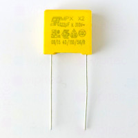 220 nF MKP X2 Kondensator, THT, ±10%, 310 VAC, -40..110 °C, 13 x 12 x 6 mm, RM 10 mm