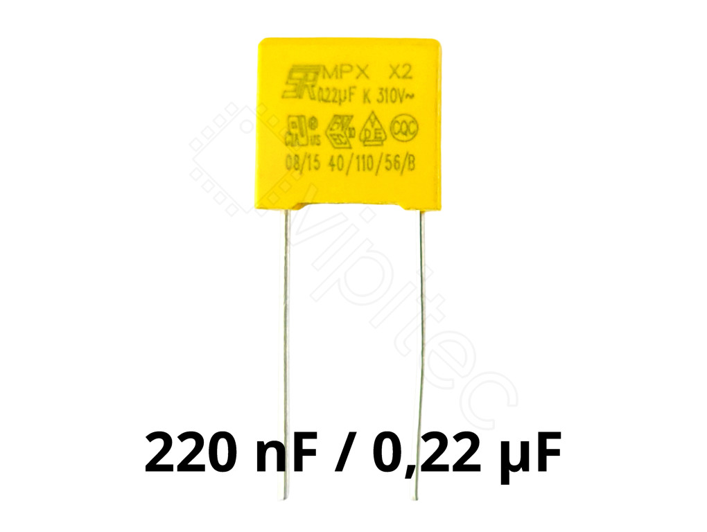 MKP Entstörkondensator 2,2µF – Gegen LED-Flackern, 300V AC, 10 Stück Set Für Lampen