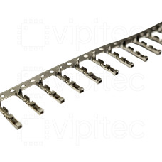 Crimpkontakt, Buchse, RM 2,54 mm, Dupont Leitungskontakt, weiblich, L 11,6 mm Crimpkontakt, Buchse, RM 2,54 mm, Dupont Leitungskontakt, weiblich, L 11,6 mm