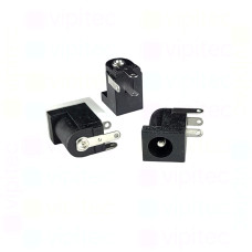 DC-005-2.5A Buchse für DC-Stromversorgung, THT, für 5,5 / 2,5 mm Hohlstecker, 30 V, 500 mA, 90°, -25..80 °C