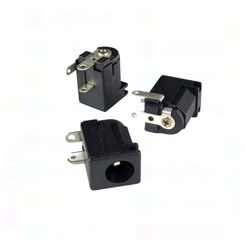 DC-005A-2.5A Buchse für DC-Stromversorgung, THT, für 5,5 / 2,5 mm Hohlstecker, 30 V, 500 mA, 90°, -20..70 °C