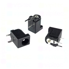 DC-005C-2.5A Buchse für DC-Stromversorgung, THT, für 5,5 / 2,5 mm Hohlstecker, 24 V, 3 A, 90°, -20..70 °C