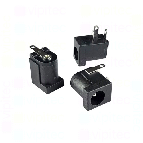 DC-005D-2.0A Buchse für DC-Stromversorgung, THT, für 5,5 / 2,1 mm Hohlstecker, 24 V, 3 A, 90°, -25..80 °C