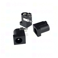 DC-005E-2.0A Buchse für DC-Stromversorgung, THT, für 5,5 / 2,1 mm Hohlstecker, 24 V, 5 A, 90°, -25..80 °C