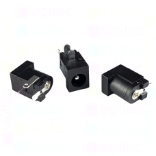 DC-005E-2.5A Buchse für DC-Stromversorgung, THT, für 5,5 / 2,5 mm Hohlstecker, 24 V, 5 A, 90°, -25..80 °C
