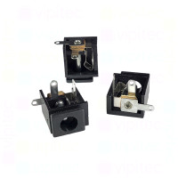 DC-009-2.5A Buchse für DC-Stromversorgung, THT, für 5,5 / 2,5 mm Hohlstecker, 30 V, 500 mA, 90°, -20..70 °C