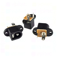 DC-016-2.5A Buchse für DC-Stromversorgung, THT, für 5,5 / 2,5mm Hohlstecker, 30 V, 500 mA, 0°, -20..70 °C