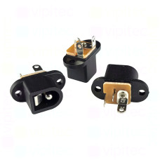 DC-016-2.5A Buchse für DC-Stromversorgung, THT, für 5,5 / 2,5mm Hohlstecker, 30 V, 500 mA, 0°, -20..70 °C