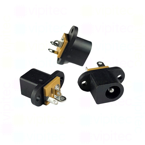 DC-017-2.5A Buchse für DC-Stromversorgung, THT, für 5,5 / 2,5mm Hohlstecker, 30 V, 500 mA, 0°, -20..70 °C