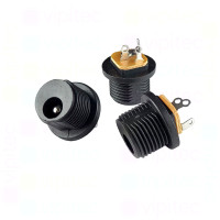 DC-021-2.5A Buchse für DC-Stromversorgung, THT, für 5,5 / 2,5mm Hohlstecker, 30 V, 500 mA, 0°, -20..70 °C, M12