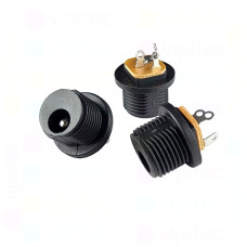 DC-021-2.5A Buchse für DC-Stromversorgung, THT, für 5,5 / 2,5mm Hohlstecker, 30 V, 500 mA, 0°, -20..70 °C