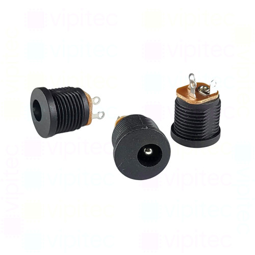 DC-022-2.5A Buchse für DC-Stromversorgung, THT, für 5,5 / 2,5mm Hohlstecker, 30 V, 500 mA, 0°, -20..70 °C, M12