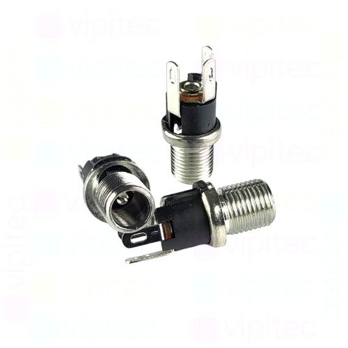 DC-025BM-2.0A Buchse für DC-Stromversorgung, THT, für 5,5 / 2,1mm Hohlstecker, 30 V, 500 mA, 0°, -20..70 °C, M8