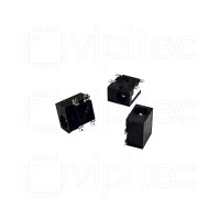 DC-033-1.65A Buchse für DC-Stromversorgung, SMD, für 3,5 / 1,7 mm Hohlstecker, 30 V, 500 mA, 90°, -20..70 °C DC-033-1.65A Buchse für DC-Stromversorgung, SMD, für 3,5 / 1,7 mm Hohlstecker, 30 V, 500 mA, 90°, -20..70 °C