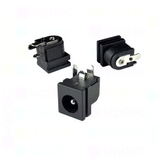 DC-063-2.5A Buchse für DC-Stromversorgung, THT, für 5,5 / 2,5 mm Hohlstecker, 30 V, 500 mA, 90°, -20..70 °C
