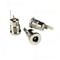 DC-099-2.0F Buchse für DC-Stromversorgung, THT, für 5,5 / 2,1 mm Hohlstecker, 20 V, 3 A, 0°, -20..70 °C, M10