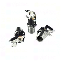 DC-125-2.0A Buchse für DC-Stromversorgung, THT, für 5,5 / 2,1 mm Hohlstecker, 30 V, 500 mA, 90°, -20..70 °C, M8