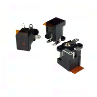 DC-182-2.5A Buchse für DC-Stromversorgung, SMD, für 5,5 / 2,5 mm Hohlstecker, 20 V, 7 A, 90°, -20..70 °C