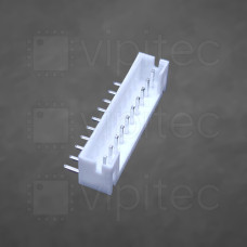 PH-2.0 1x10 Stiftleiste, männlich, 1-reihig, 10-polig, gewinkelt, THT, RM 2,0 mm, weiß