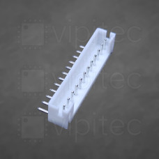 PH-2.0 1x12 Stiftleiste, männlich, 1-reihig, 12-polig, gewinkelt, THT, RM 2,0 mm, weiß