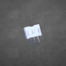 PH-2.0 1x3 Stiftleiste, männlich, 1-reihig, 3-polig, gerade, THT, RM 2,0 mm, weiß