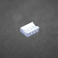 PH-2.0 Steckergehäuse für Crimpkontakt, 1x4, 4-polig, RM 2 mm, weiß