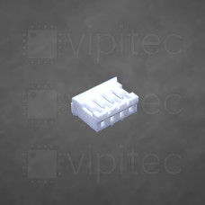 PH-2.0 Steckergehäuse für Crimpkontakt, 1x4, 4-polig, RM 2 mm, weiß