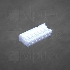 PH-2.0 Steckergehäuse für Crimpkontakt, 1x7, 7-polig, RM 2 mm, weiß