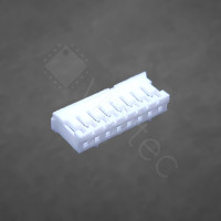 PH-2.0 Steckergehäuse für Crimpkontakt, 1x8, 8-polig, RM 2 mm, weiß