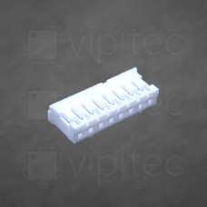 PH-2.0 Steckergehäuse für Crimpkontakt, 1x8, 8-polig, RM 2 mm, weiß