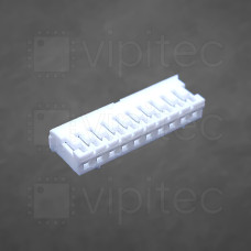 PH-2.0 Steckergehäuse für Crimpkontakt, 1x10, 10-polig, RM 2 mm, weiß