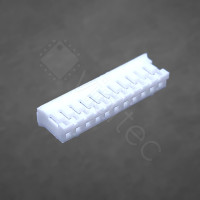 PH-2.0 Steckergehäuse für Crimpkontakt, 1x11, 11-polig, RM 2 mm, weiß