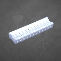 PH-2.0 Steckergehäuse für Crimpkontakt, 1x12, 12-polig, RM 2 mm, weiß