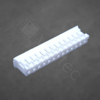 PH-2.0 Steckergehäuse für Crimpkontakt, 1x13, 13-polig, RM 2 mm, weiß