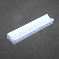 PH-2.0 Steckergehäuse für Crimpkontakt, 1x14, 14-polig, RM 2 mm, weiß