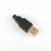USB-A Kabelstecker, männlich, mit Gehäuse, Bausatz, 30 V, 1,5 A, -20..60 °C, USB-A-KS