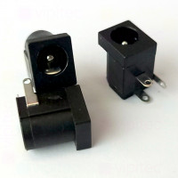 DC-005-2.0 Buchse für DC-Stromversorgung, THT, 6,3mm / 2,0mm, 12 V, 1 A, 90°, -25..60 °C