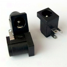 DC-005-2.0 Buchse für DC-Stromversorgung, THT, 6,3mm / 2,0mm, 12 V, 1 A, 90°, -25..60 °C