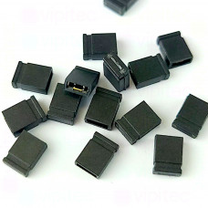 Kurzschlussverbinder, schwarz, geschlossen, RM 2,54mm, PC Jumper