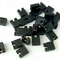 Kurzschlussverbinder, schwarz, RM 2,54mm, PC Jumper