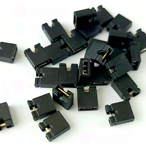 Kurzschlussverbinder, schwarz, RM 2,54mm, PC Jumper