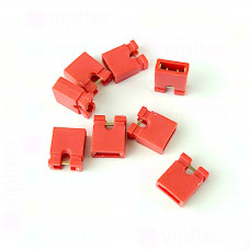 Kurzschlussverbinder, rot, RM 2,54mm, PC Jumper