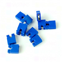 Kurzschlussverbinder, blau, RM 2,54mm, PC Jumper