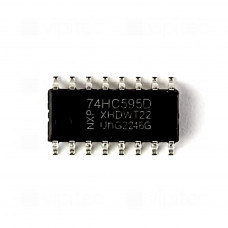 74HC595, 8-Bit Schieberegister, SMD, SO-16