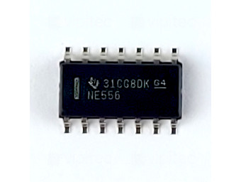 NE556D, Präzisions-Zeitgeber, 2-fach, SMD, SO-14, 4,5..16 V, 0..70 °C