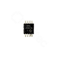 MCP4901, 8-Bit Digital-zu-Analog-Konverter mit SPI, SMD, MSOP-8, 2,7..5,5 V, -40..125°C