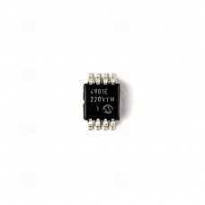 MCP4901, 8-Bit Digital-zu-Analog-Konverter mit SPI, SMD, MSOP-8, 2,7..5,5 V, -40..125°C
