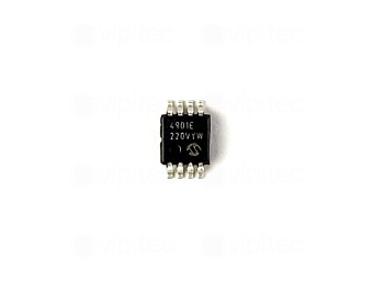 MCP4901, 8-Bit Digital-zu-Analog-Konverter mit SPI, SMD, MSOP-8, 2,7..5,5 V, -40..125°C