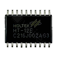HT12E, 12-Bit Encoder, SMD, SO-20, 38 kHz, 2,4..12 V, -20..75 °C